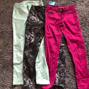 Bundle of 3 premium justice super skinny jeans